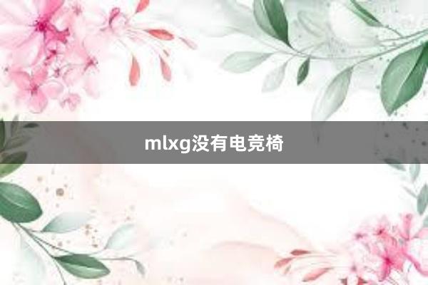 mlxg没有电竞椅