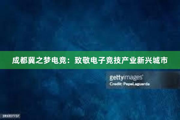 成都冀之梦电竞：致敬电子竞技产业新兴城市