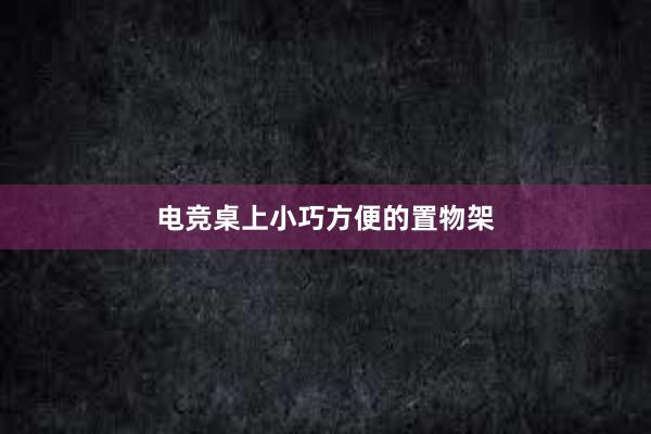 电竞桌上小巧方便的置物架