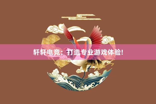 轩轩电竞：打造专业游戏体验!